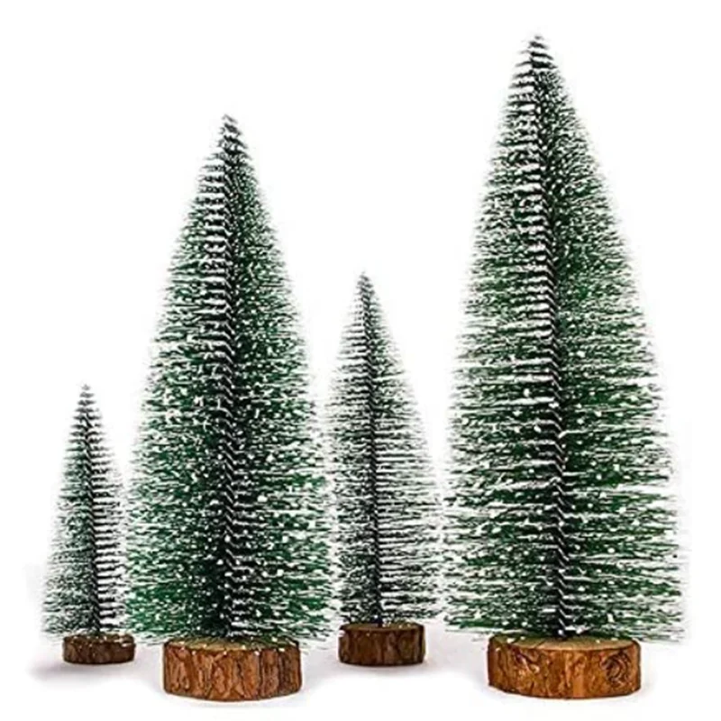 

Small christmas Trees for Tabletop 4 Pcs