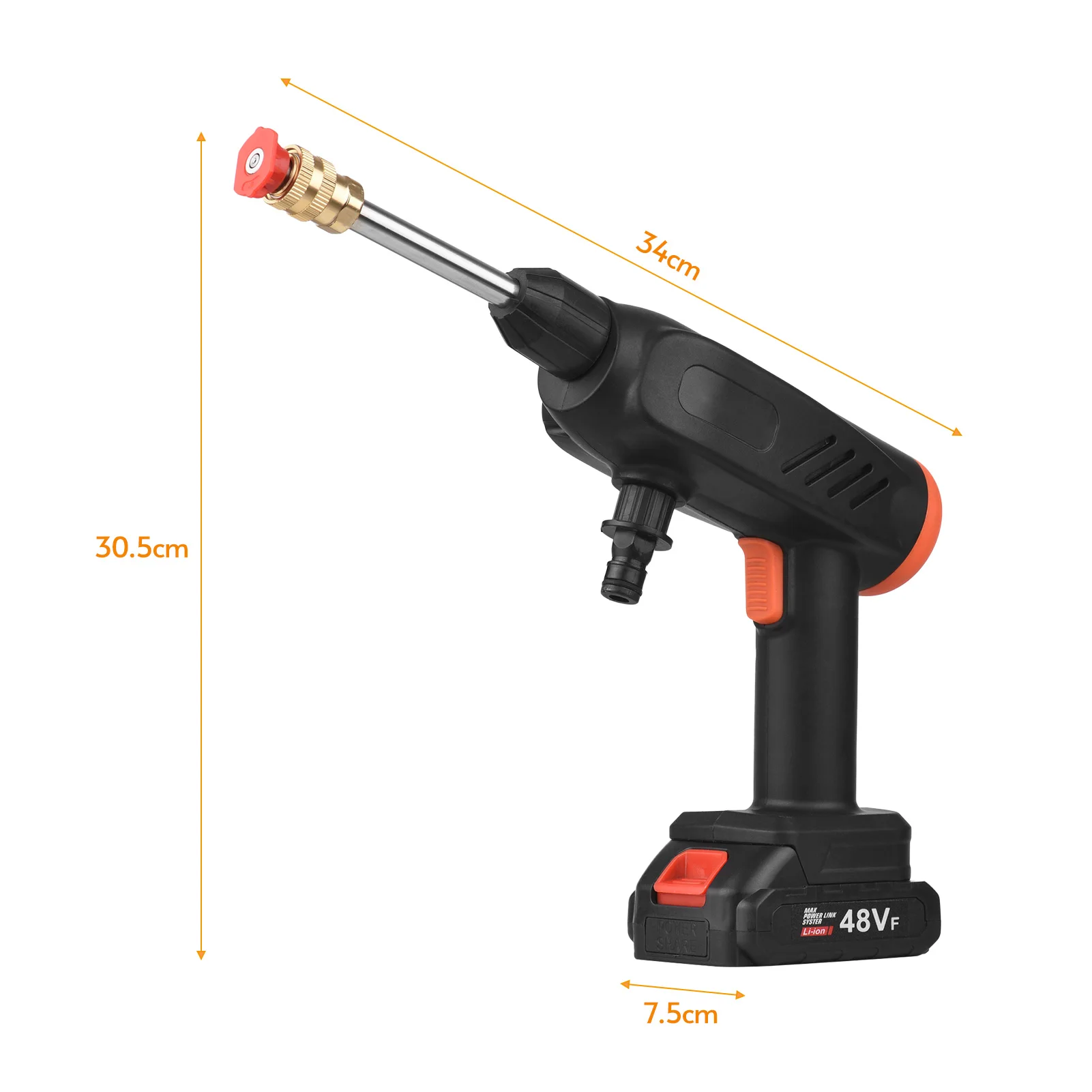 Цена Мойка высокого давления аккумуляторная, 48 В, PSI
