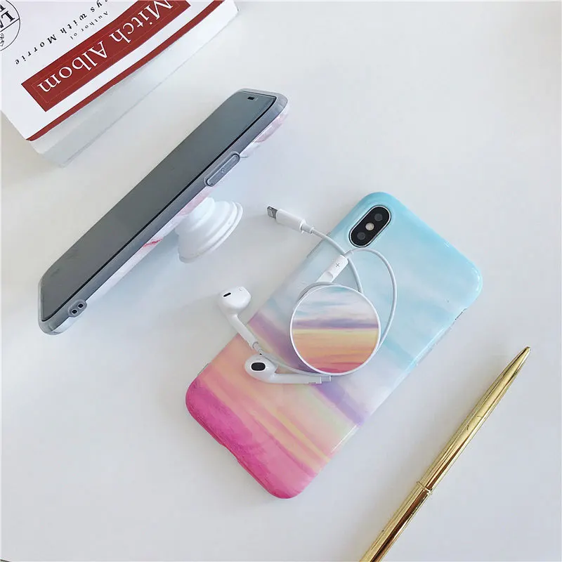 Мраморный чехол для samsung A50, чехол, мягкая задняя крышка из ТПУ для samsung S10 LITE S10PLUS, чехол, держатель для samsung NOTE 10 PLUS 9