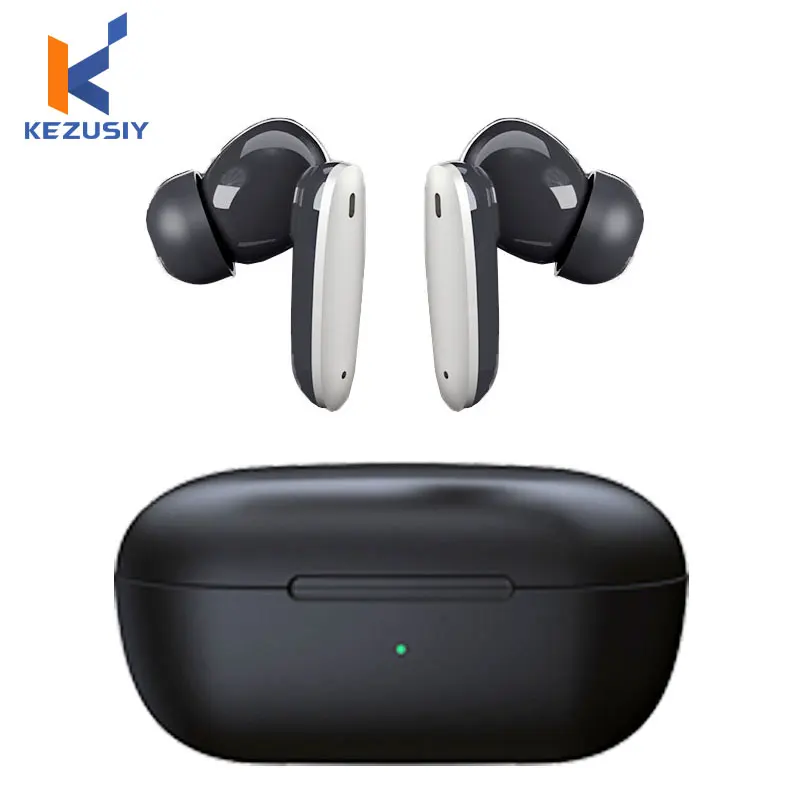 

Kezusiy ANC010S -35dB Active Noise Cancelling Bluetooth Headphones Wireless Earphone TWS Earbuds wireless charging ANC Headset