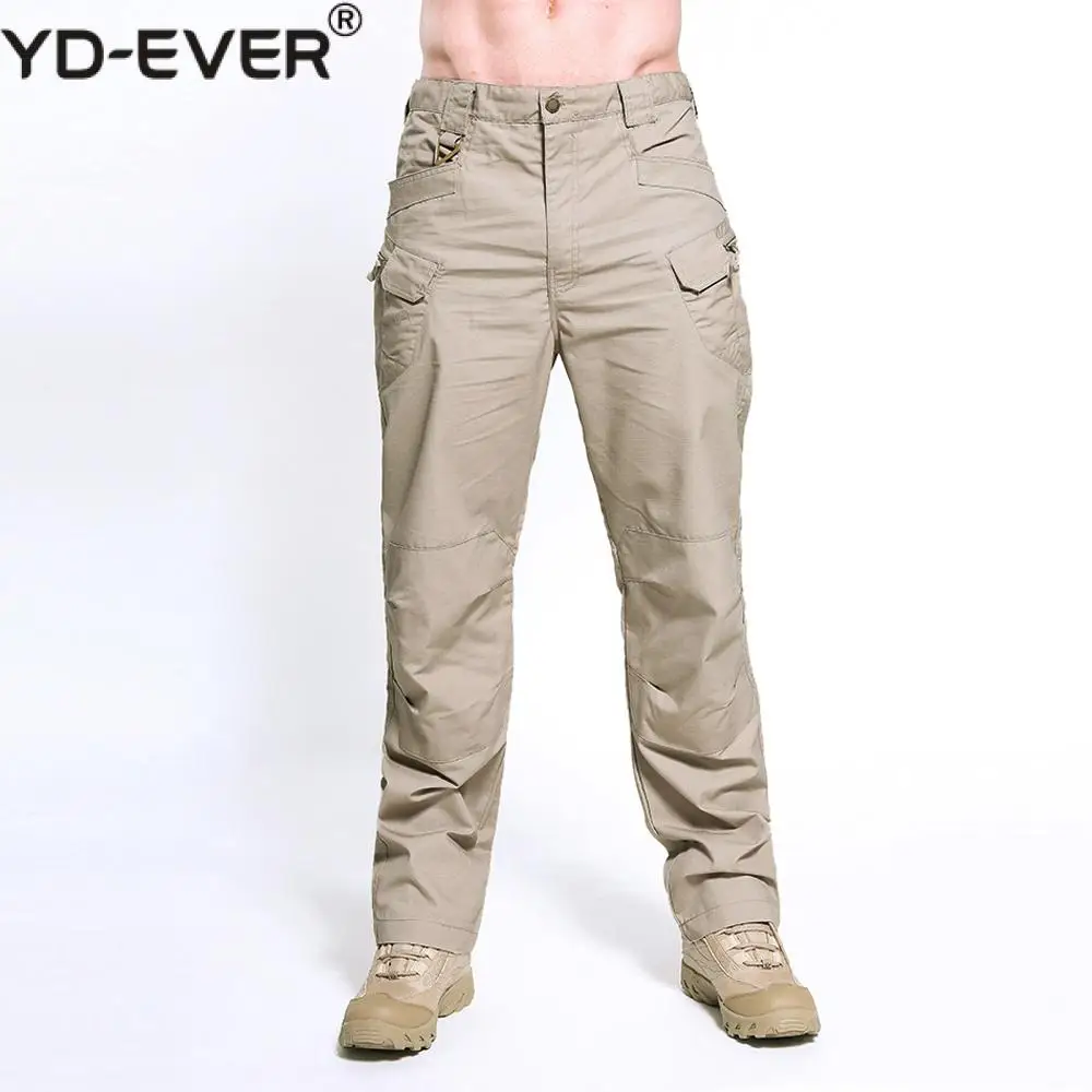 Брюки-карго мужские эластичные с несколькими карманами 6XL | Мужская одежда