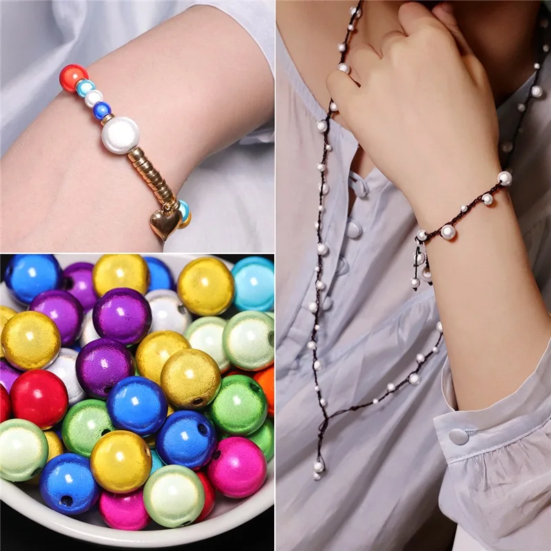 Светоотражающие лазерные бусины Ins акриловые россыпью искусственные ювелирные