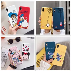 Милый мультяшный чехол для телефона для iPhone 11 Pro Max 6 6s 7 8 plus X Xr Xs Max 5S se силиконовый мягкий ТПУ чехол s для iPhone 7 забавные чехлы