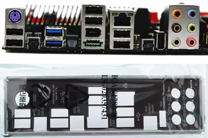 

Новая задняя панель I/O для материнской платы для MAXIMUS III GENE M3G, бесплатная доставка