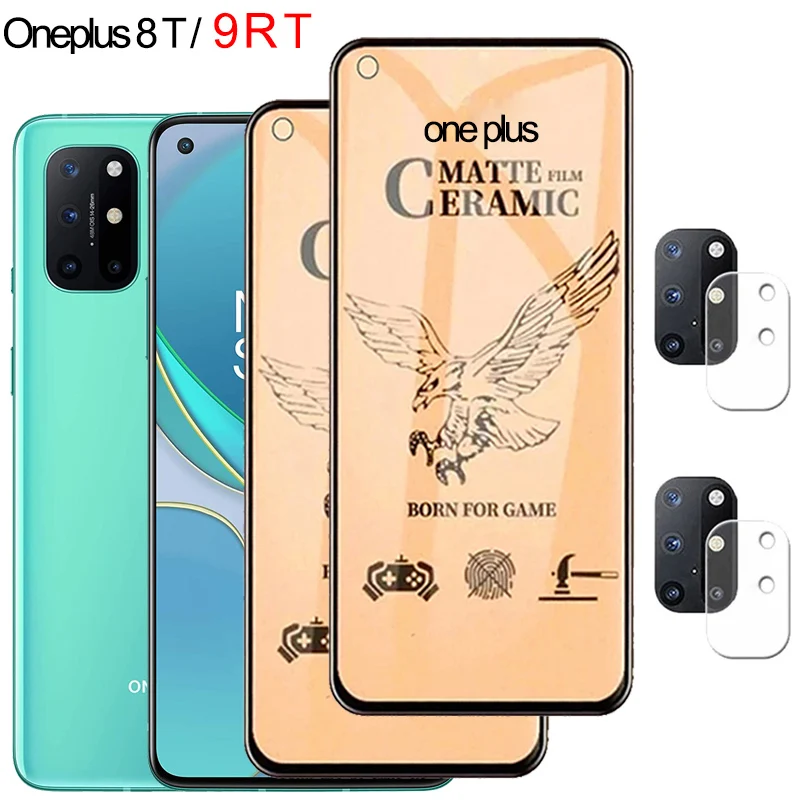 

6.5 "Anti-Fingerprint Ceramic Glass for Oneplus 9r 8 T / oneplus 9 R Screen Protector one plus 8 t oneplus-8t Soft Matte Glass oneplus oneplus 8 t 9r 9rt
