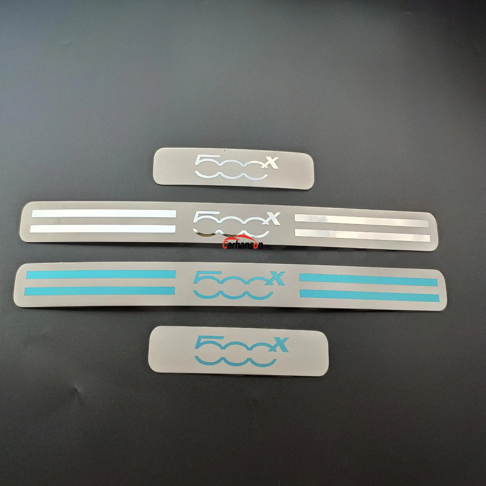 Накладки из нержавеющей стали для автомобиля FIAT 500X 2014 2019 зеркальные поверхности