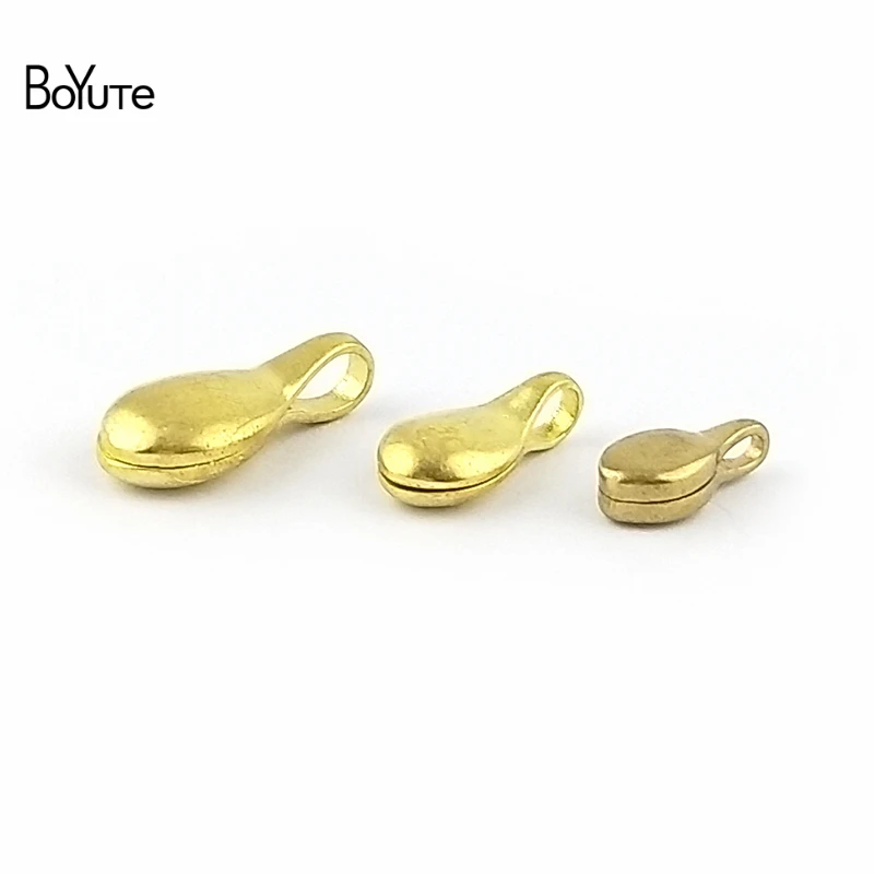 

BoYuTe (10 Pieces/Lot Metal Brass Plain Bead Counter Connector Diy Accessories for Prayer Beads Necklace Jewelry Making