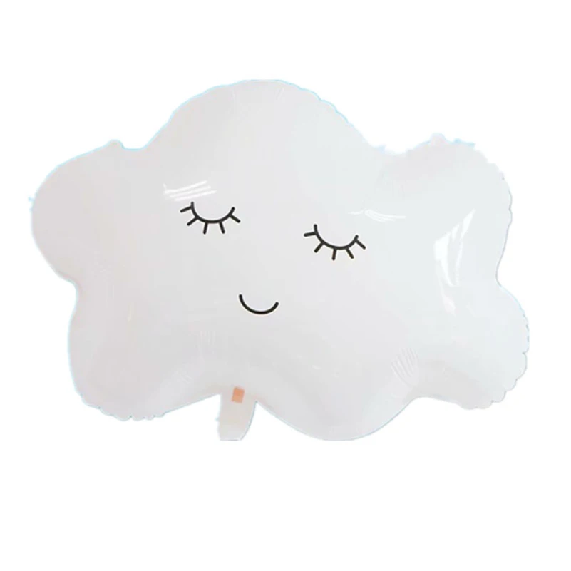 Гелиевый шар с белым облаком детские игрушки свадебные украшения товары