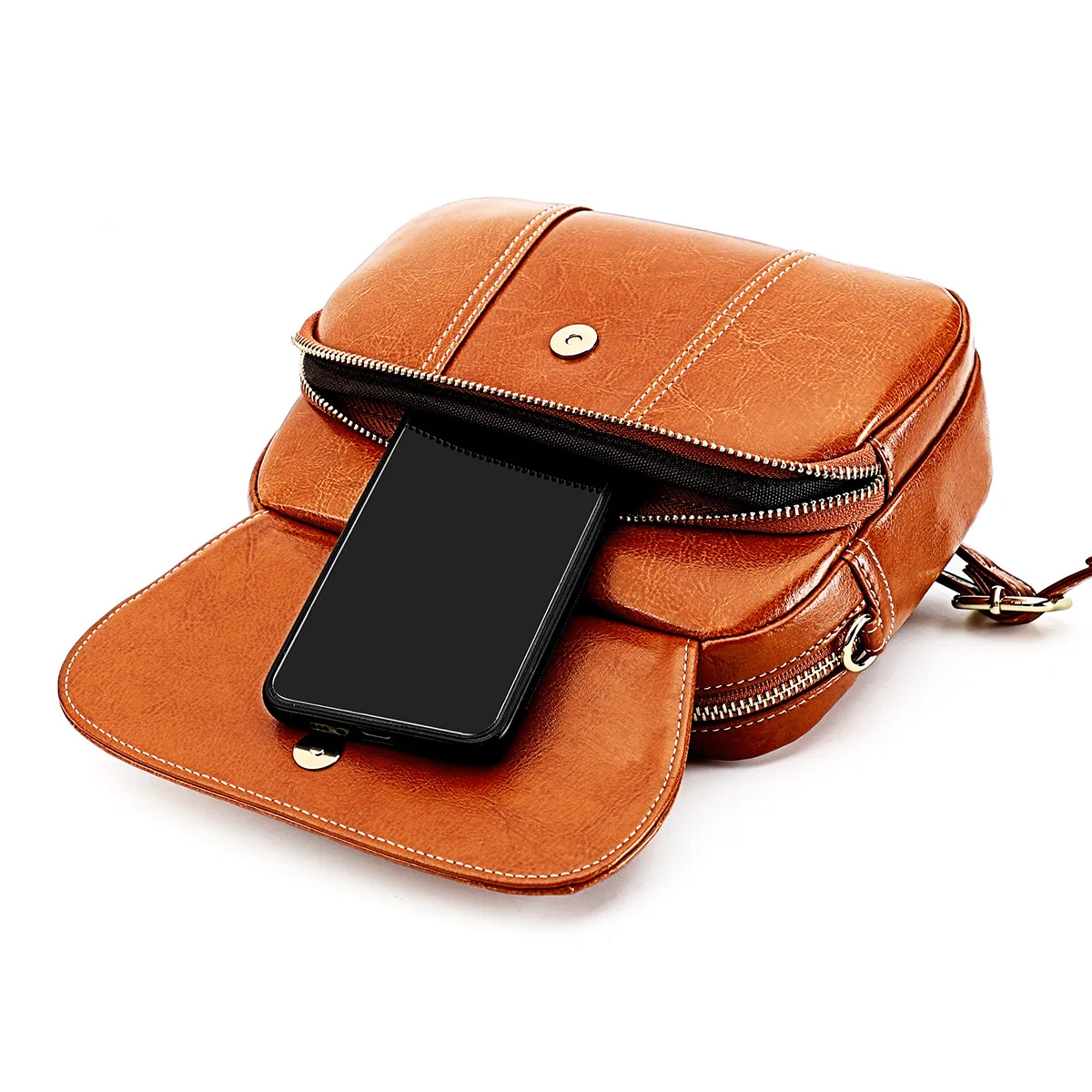 Fashion Women Bag Split Leather Crossbody Female Small Shoulder Messenger Bags