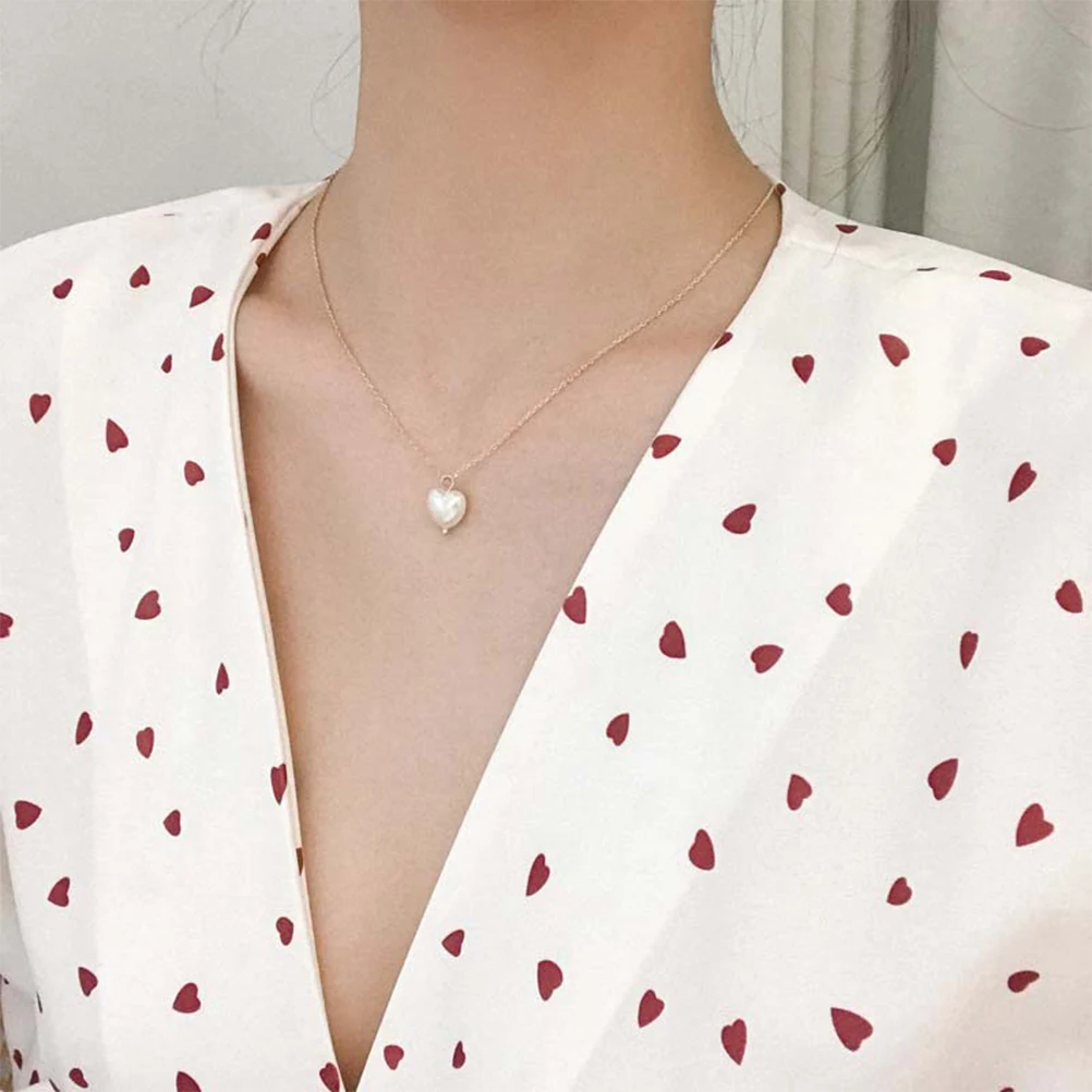 1 шт. медное жемчужное ожерелье кулон декоративная привлекательная симпатичная