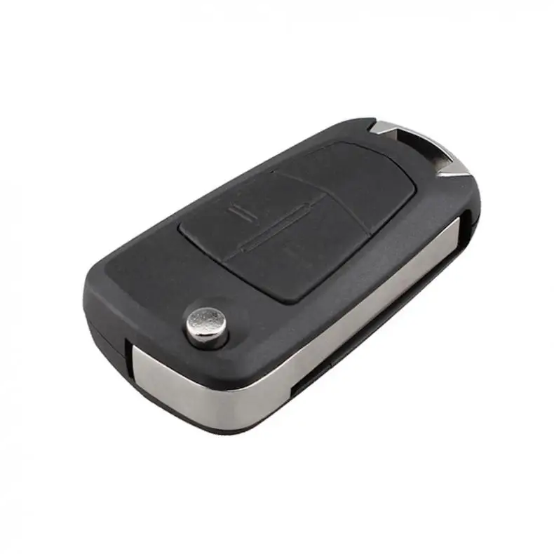 433 МГц 2 кнопки складной дистанционный ключ брелок от машины чехол PCF7941 чип с