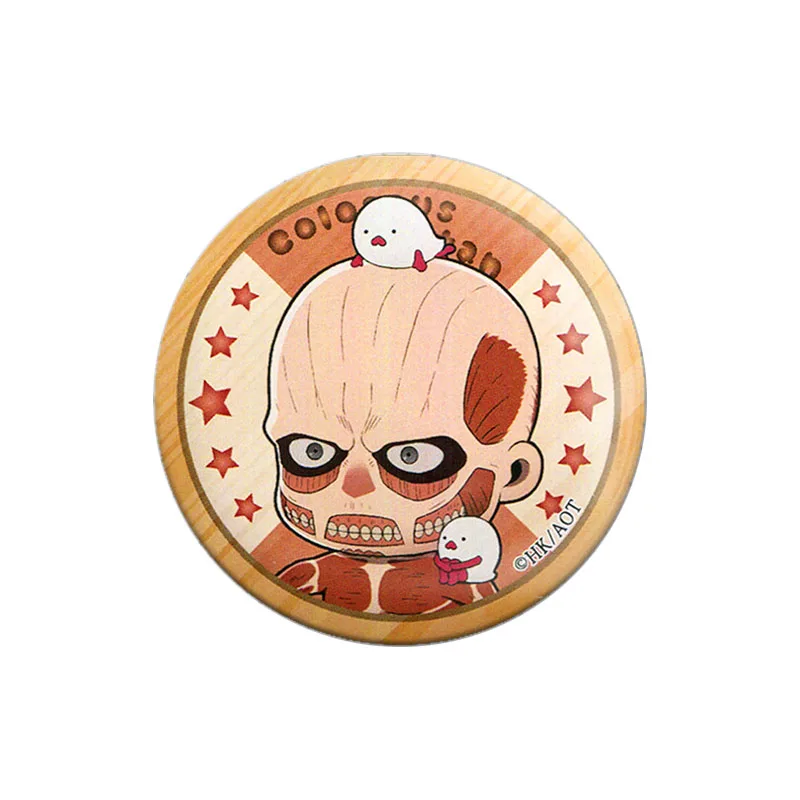 58 мм мультфильм аниме атака на Титанов значок женский мужской жесть брошь