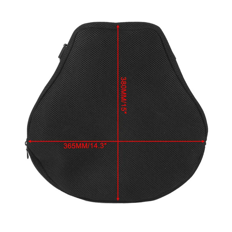 

Motorcycle Air Cushion Black Motorcycle Universal Cushion Suitable For Shock Absorption 3D Inflatable Cushion