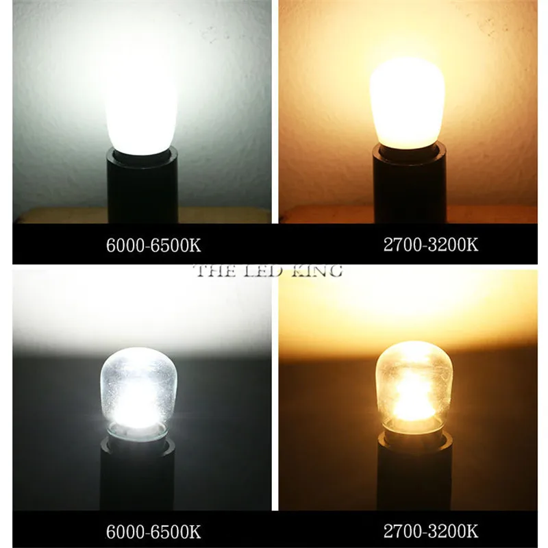 AC 220V Мини E14 SMD2835 светодиодный Blub стеклянная лампа для холодильника морозильник