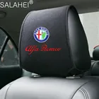 Модные чехлы на подголовники автомобиля, защитный чехол для Alfa Romeo Giulia Stelvio MiTo 4C 147 156 159 166, аксессуары для интерьера автомобиля