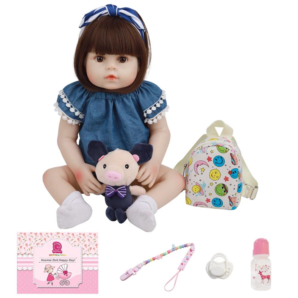 48 см Прекрасный Reborn Baby Doll силиконовый Полный тело Реалистичная принцесса