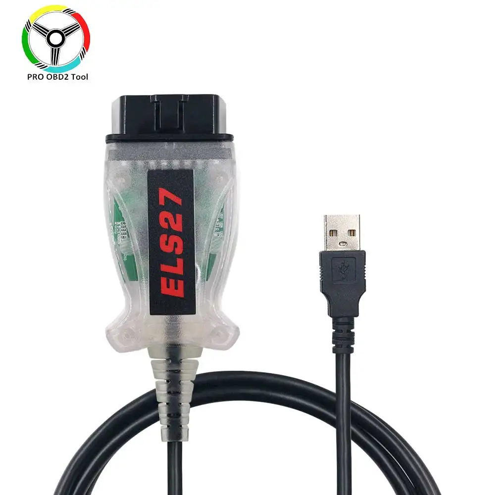 V2.3.8 ELS27 FORScan OBD2 сканер автомобильный диагностический инструмент кабель зеленая