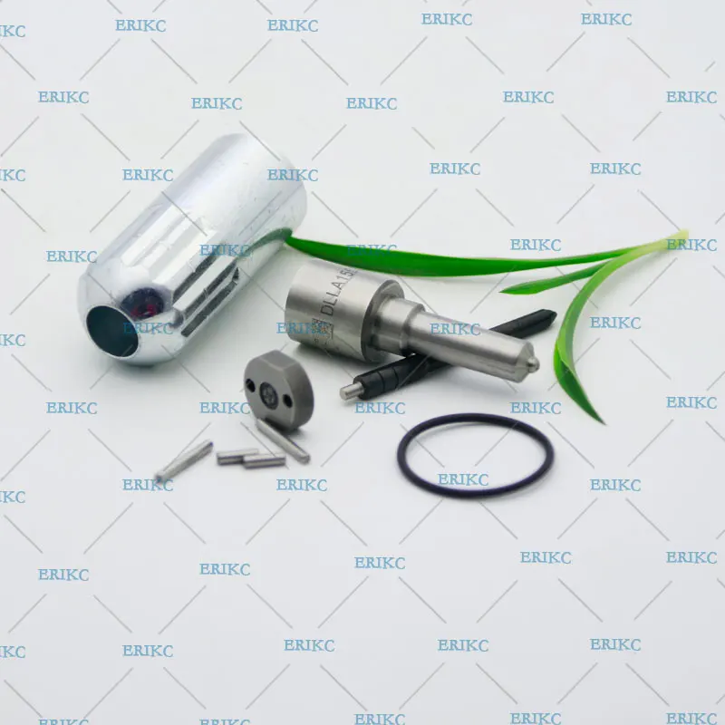 ERIKC ремонтные наборы деталей топливной форсунки Valve 19 # и Nozzle DLLA158P1096 Стопорная
