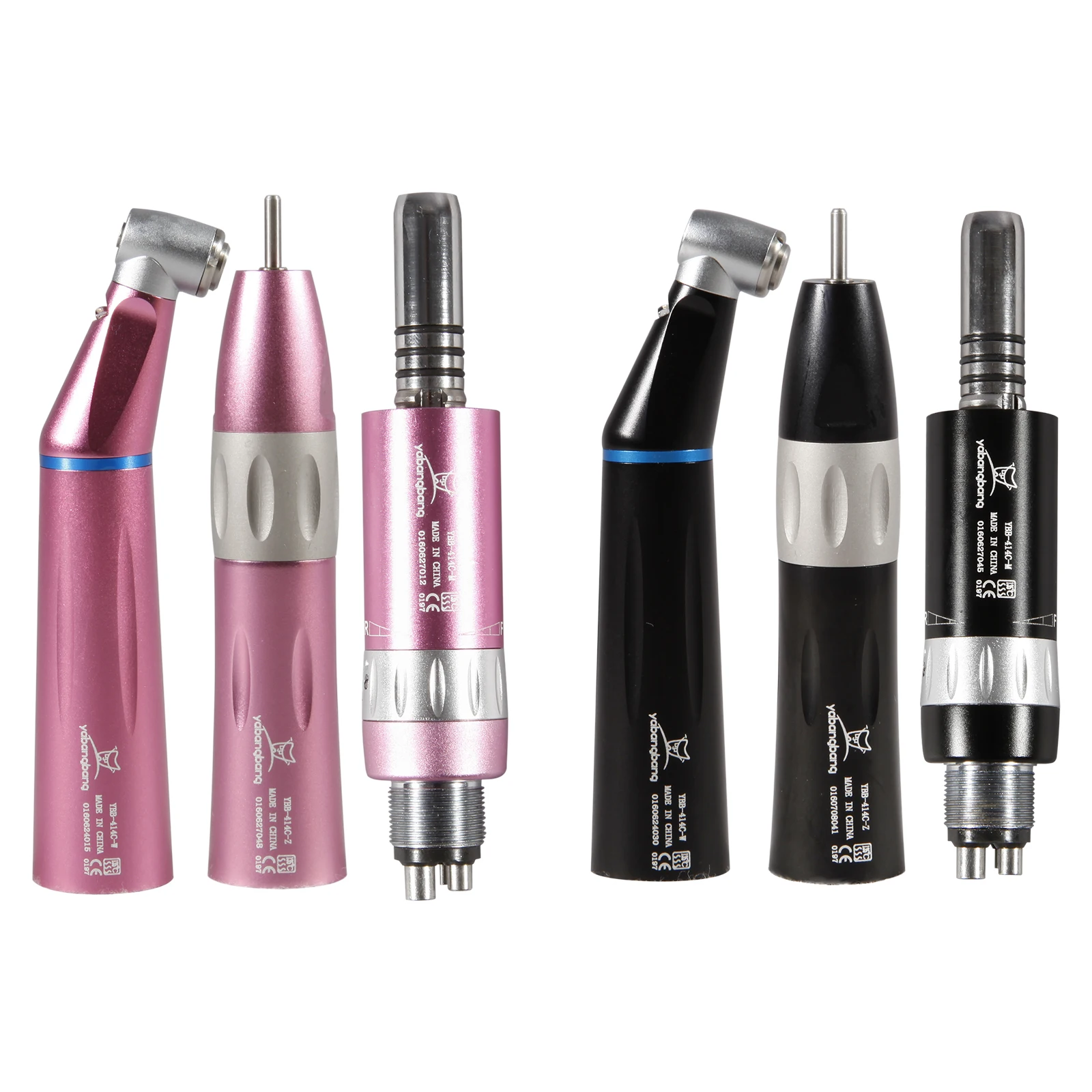 

NSK Dental 4 Hole Turbine Colorful YH Kit E-type 1:1 Ratio Inner Water LED Straight + Motor + Contra Angle Handpiece