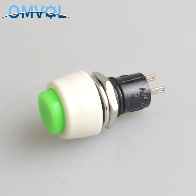 Настенный датчик движения 10 мм мгновенный и самоблокирующийся кнопочный