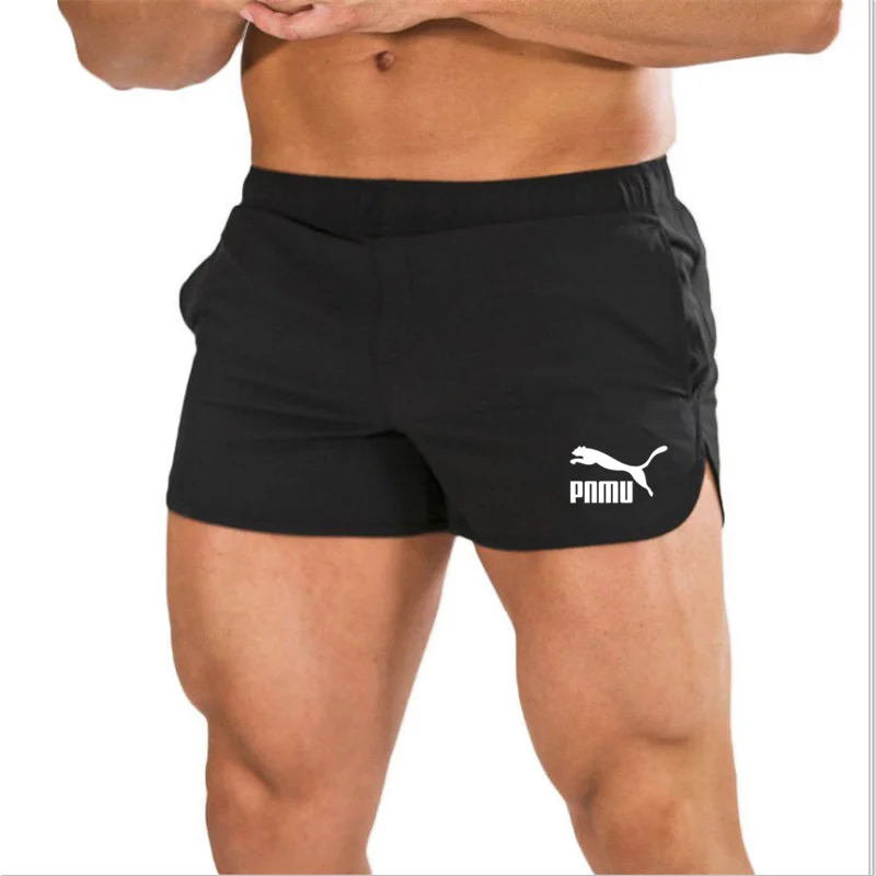 

2021New Men Fitness Bodybuilding Shorts Man Summer Workout Male Breathable Mesh Quick Dry Sportswear Jogger Beach Short Pants