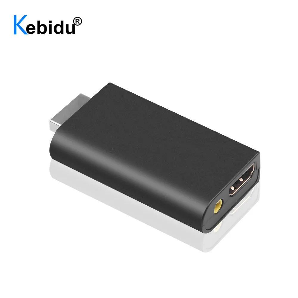 Адаптер Kebidu для PS2 HDMI совместимый преобразователь Аудио и видео с аудиовыходом 3 5