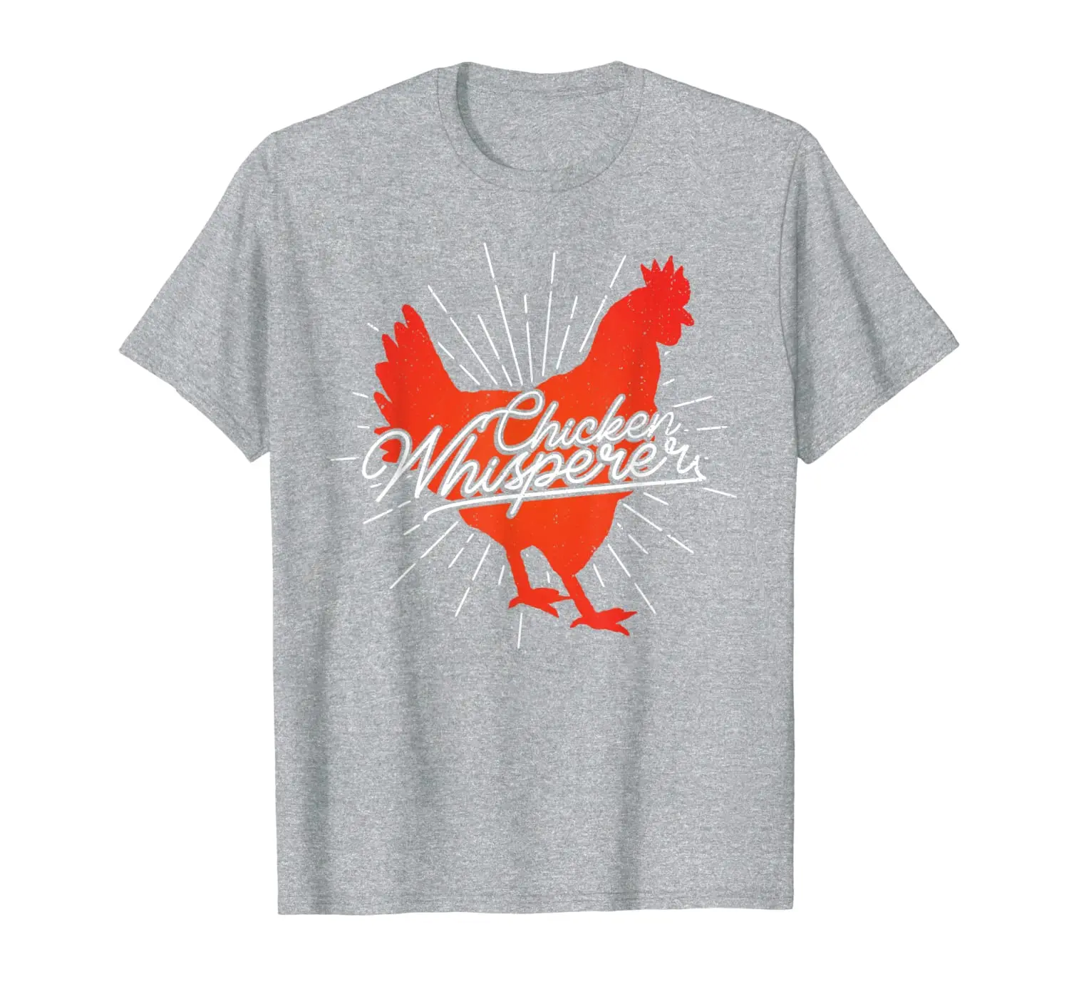 

Lady Chicken Whisperer Farm Themed Portrait Costume Icons T-Shirt