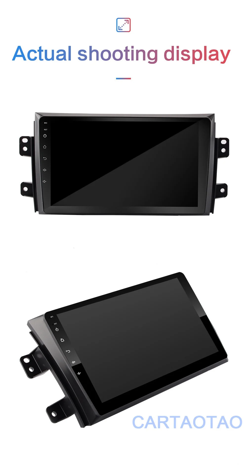 2G+ 32G " 2DIN Android 8,1 GO автомобильный DVD мультимедийный плеер для Suzuki SX4 2006-2012 автомобильный Радио gps навигация WiFi BT плеер 2 Din