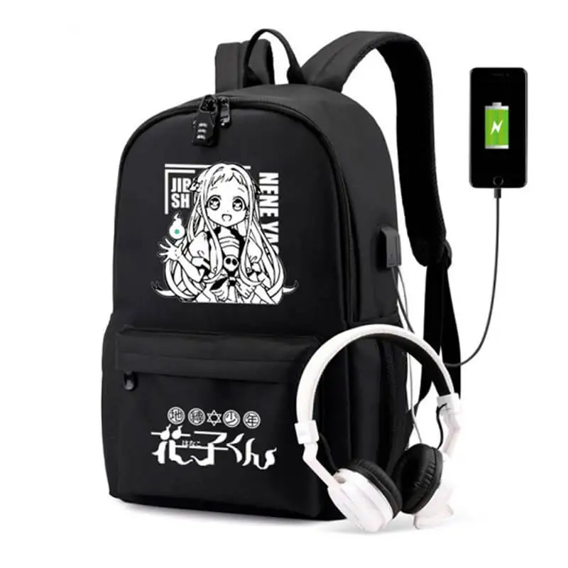 

Anime Toilet-Bound Hanako kun Backpack School Bag Work Leisure Bag Fashion Travel Bags for Teenager Girls