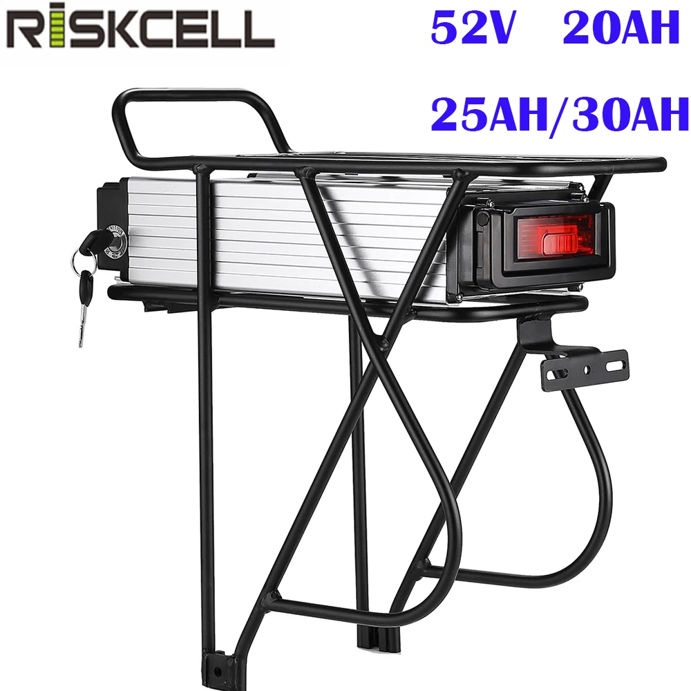 Литиевый аккумулятор 48 в 1500 Вт для электровелосипеда Bafang задняя стойка 52 30 Ач 20 25