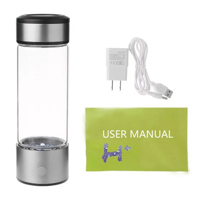 400-500 мл Портативный Водород богатый воды чайник ионизатор генератор бутылка