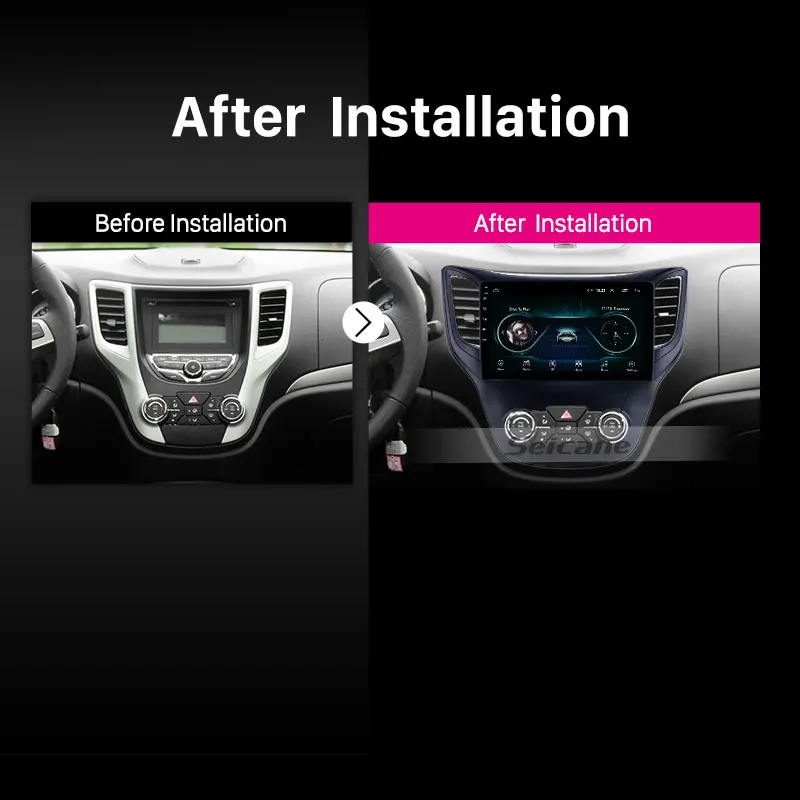 Seicane 10,1 дюймов Android 8,1 для Changan CS35 2012- автомобильный gps навигация Радио мультимедийный плеер Поддержка Carplay цифровой ТВ
