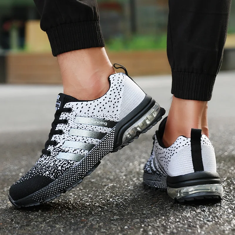 Красные дышащие женские кроссовки для бега легкие марафонские спортивные -