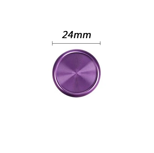 24mm 2 шт, 24 мм, металлическая книга, блокнот, Грибное отверстие, кнопка, блокнот, пластик, в рулонах, 360 градусов, диск, пряжка, связывающие кольца - Цвет: 24mm