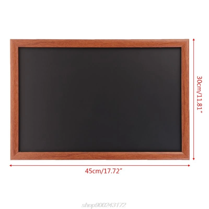 

Rectangle Hanging Wooden Message Blackboard Chalkboard Wordpad Sign Writing Advertising Board M20 21 Dropship