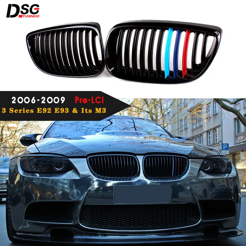 E92 Coupe передний бампер хот решетка для BMW 3 серии E93 трансформер Pre-LCI 2006 - 2009 316i 318i 320i