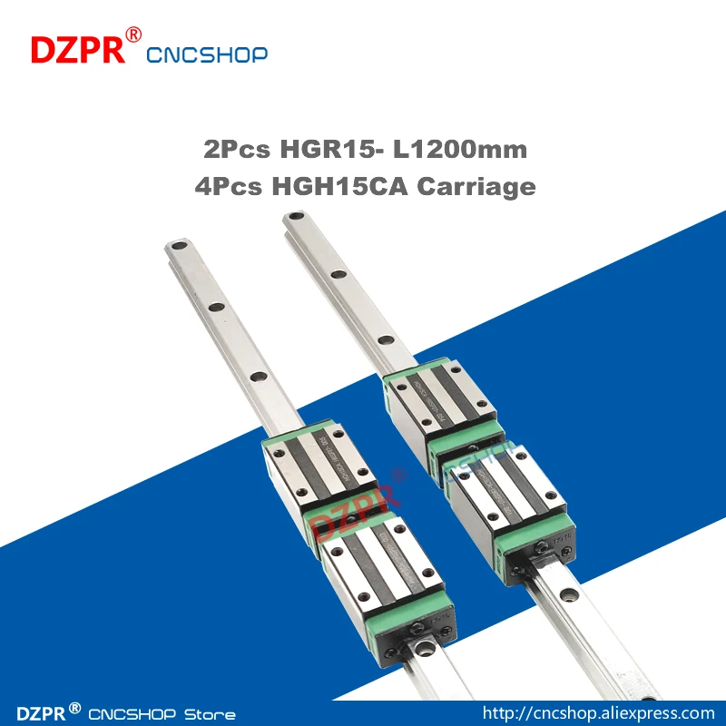 Прецизионная линейная направляющая HGR15 1200 мм рельсовая 47.24in HGH15CA скользящая для