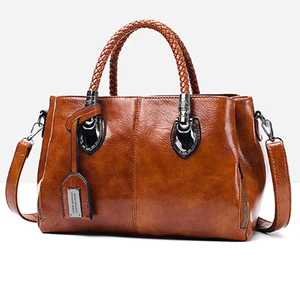 PU Leather Large Capacity Woman Handbag Shoulder Bag Fashion Casual Designer Crossbody Bag Ladies PurseBag Women's Bag