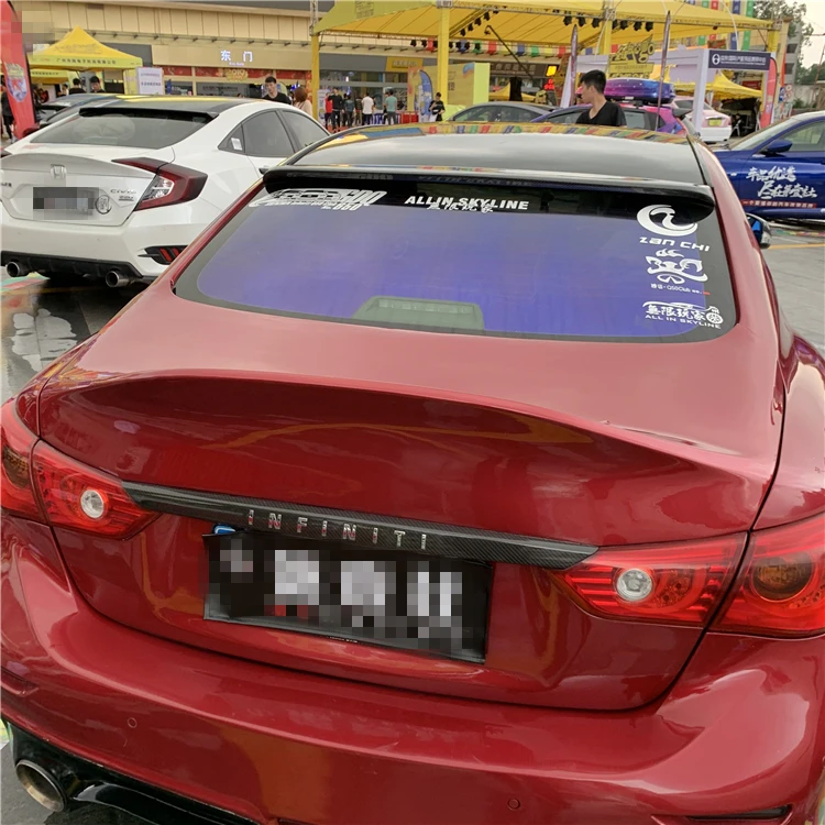 Спойлер на крышу Infiniti Q50 2014-2015 Q50s спойлер из высококачественного АБС-материала
