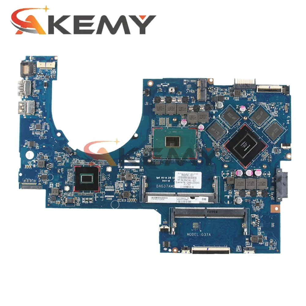 Для HP 17-AB 17-W серии Материнская плата ноутбука 857388-601 857388-501 с SR2FQ i7-6700HQ Процессор
