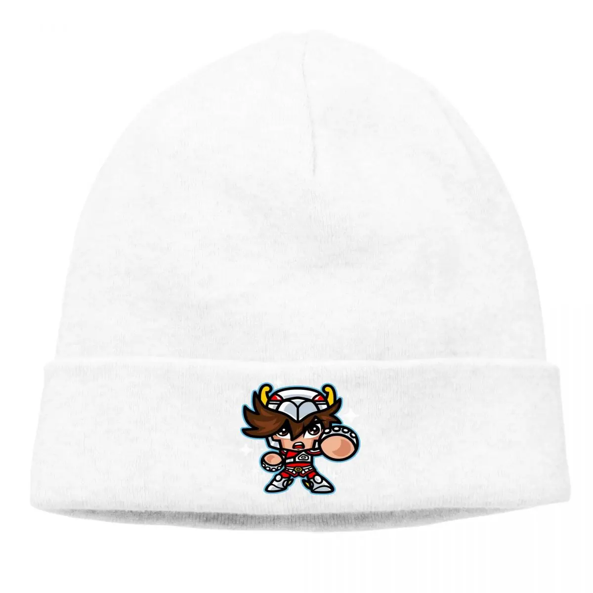 

Saint Seiya Greek Mythology Skullies Beanies ChibiSeiya Knit Winter Warm Bonnet Hats Men Women's Street Ski Cap