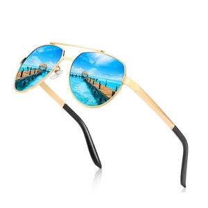 Солнцезащитные очки-авиаторы унисекс, с поляризацией, UV400