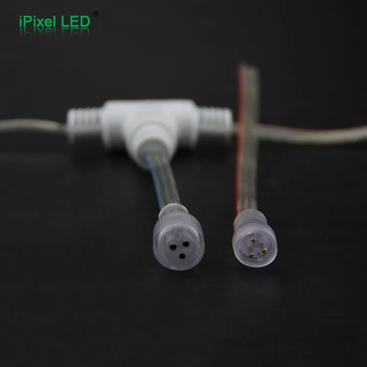 5pin 20AWG Водонепроницаемый черный кабель с металлическим разъемом чехол