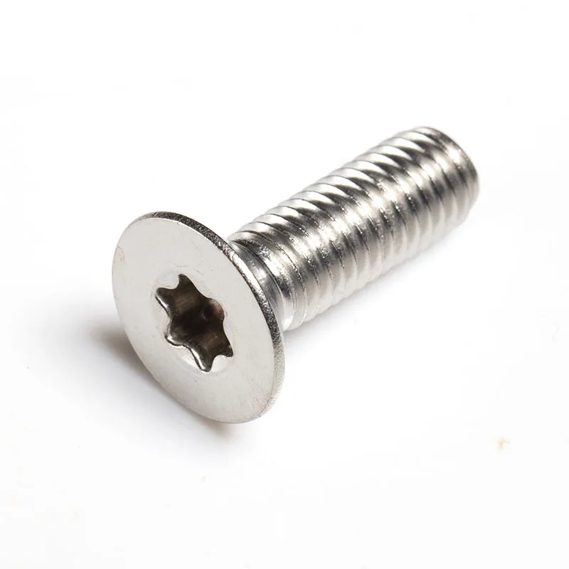 

M2 M3 M4 M5 M6Torx предохранительный винт, винт с плоской головкой, метрическая резьба, Внутренний болт с цветком сливы, защита от кражи, 304 нержавею...