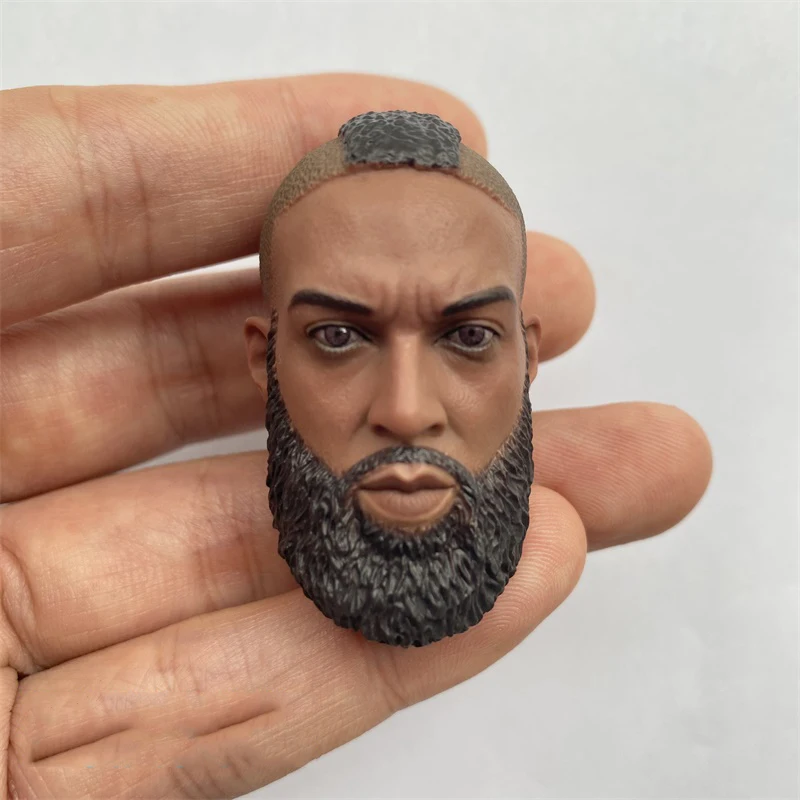 

Для коллекции вещей масштаб 1/6 Черная Мужская голова солдата скульптура для обычной 12-дюймовой куклы экшн аксессуары