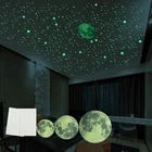 211202 шт. светящиеся 3D звезды точки стикер стены светится в темноте для DIY Детская комната спальня гостиная украшение дома