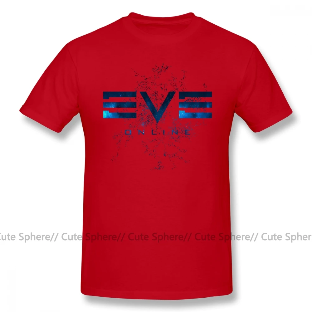 Eve Online футболка уличная Мужская футболка 6xl с потрясающим принтом 100 хлопок футболка с коротким рукавом - Цвет: Red