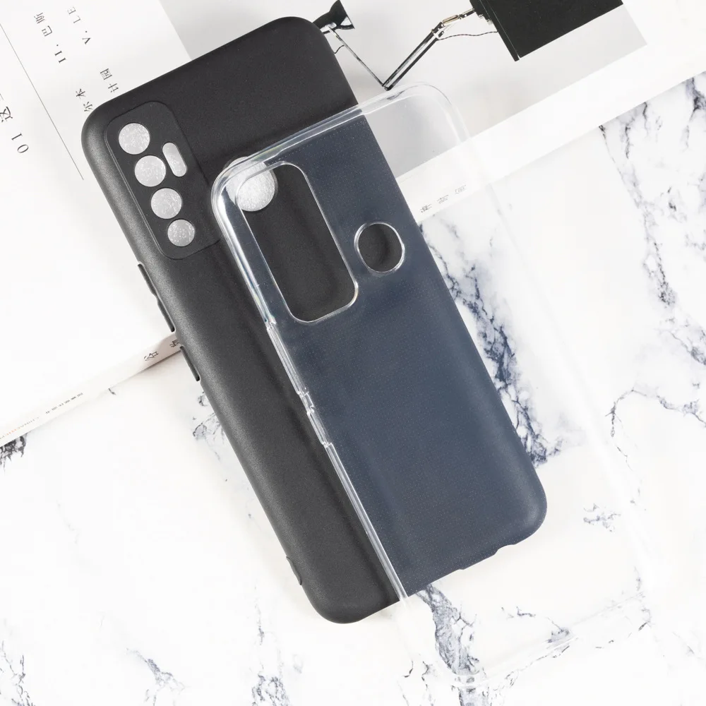 Силиконовый защитный чехол для смартфона Tecno Spark 7P KF7j 6,8 дюйма 2021 дюйма, мягкий чехол из ТПУ