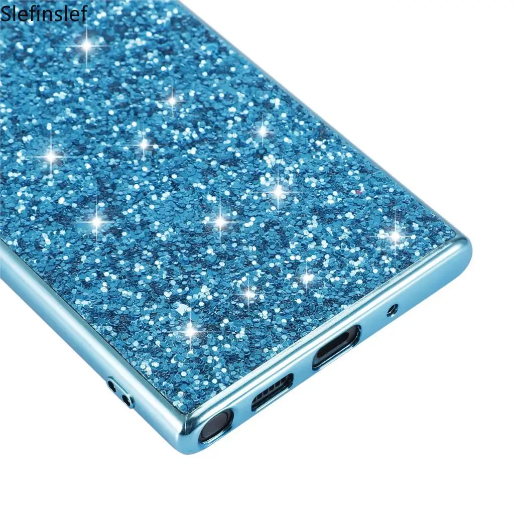For Samsung Galaxy Note 10 Case Luxury Hard PC Shining Glitter Slim Protective Back Cover case for samsung note plus 10pro | Мобильные