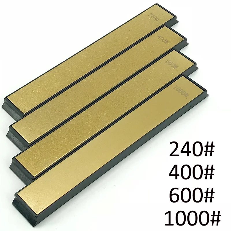 

Easy carry kitchen gadgets knives accessories professional Sharpening stone sets Golden Diamondnal Alloy grindstone[ 4 pcs set ]